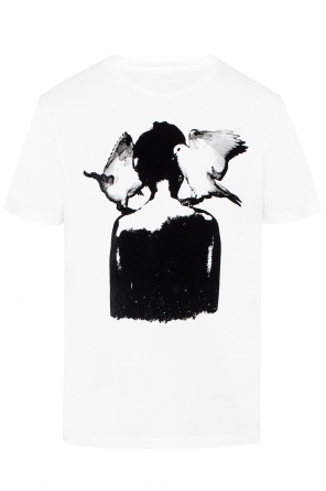 Długi t-shirt z aksamitnym nadrukiem, zdjęcie 1 Długi t-shirt z aksamitnym nadrukiem od Lost And Found